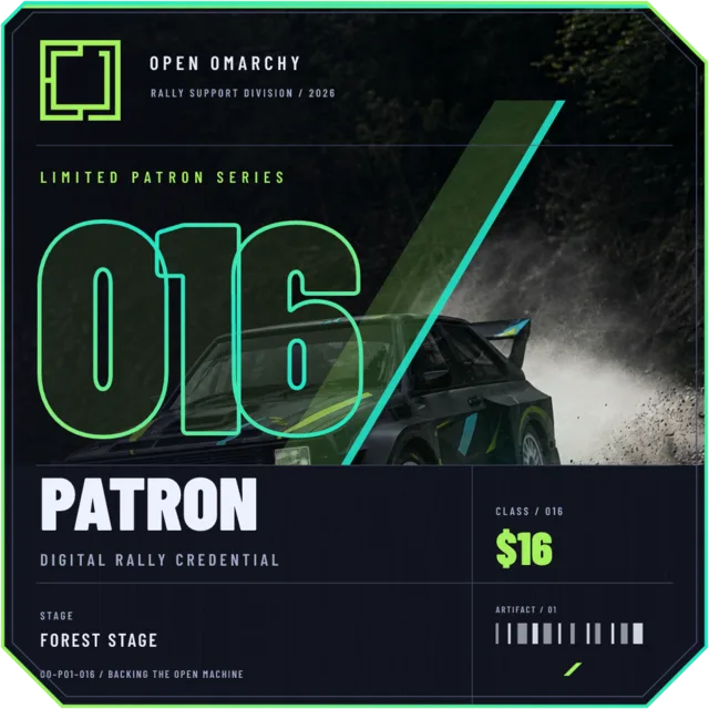 Class 016 patron badge: Forest Stage