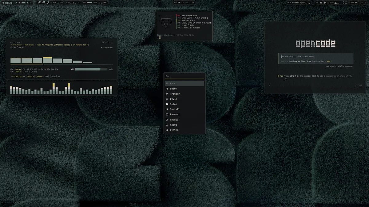 Dos Moos theme screenshot