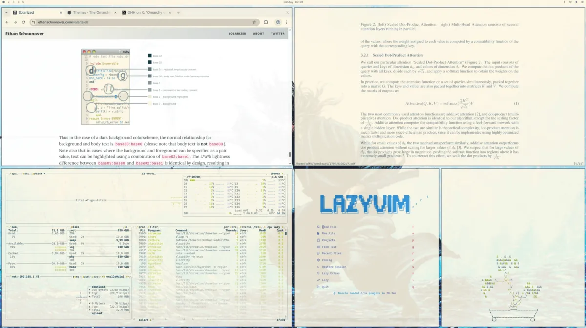Solarized Light theme screenshot