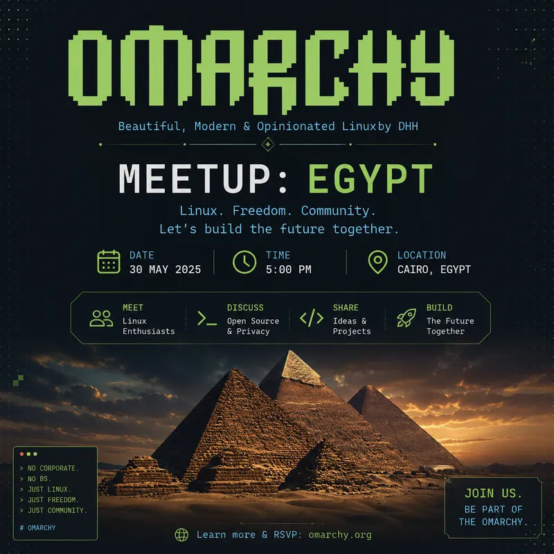 Omarchy Meetup: Egypt