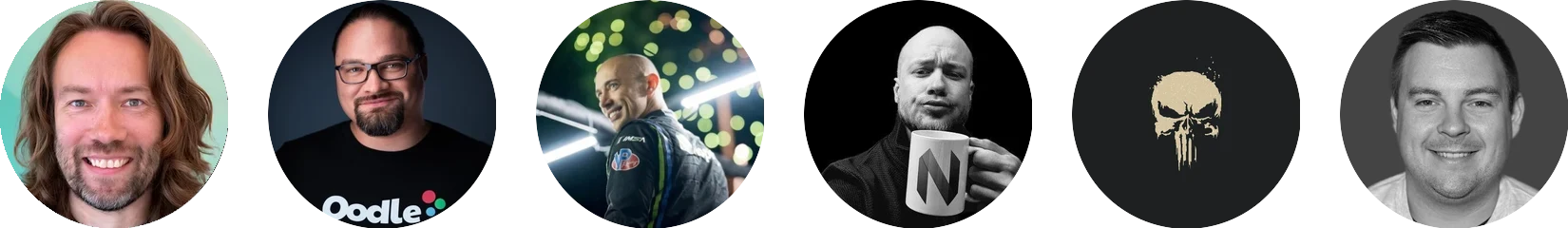 DHH, Ryan Hughes, Tobi Lütke, Bjarne Øverli, HANCORE y Spencer Bull